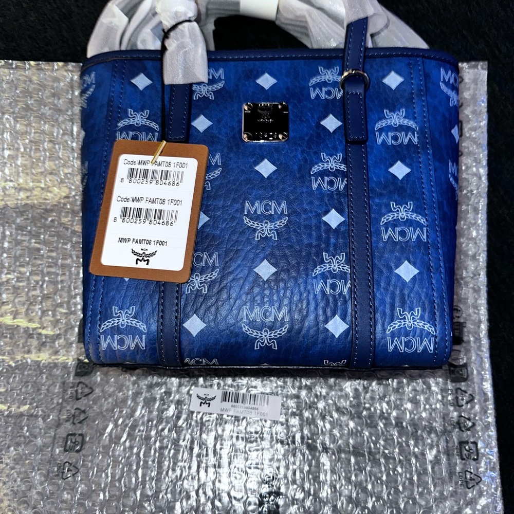 MCM  purse Toni top zip shopper in visetos